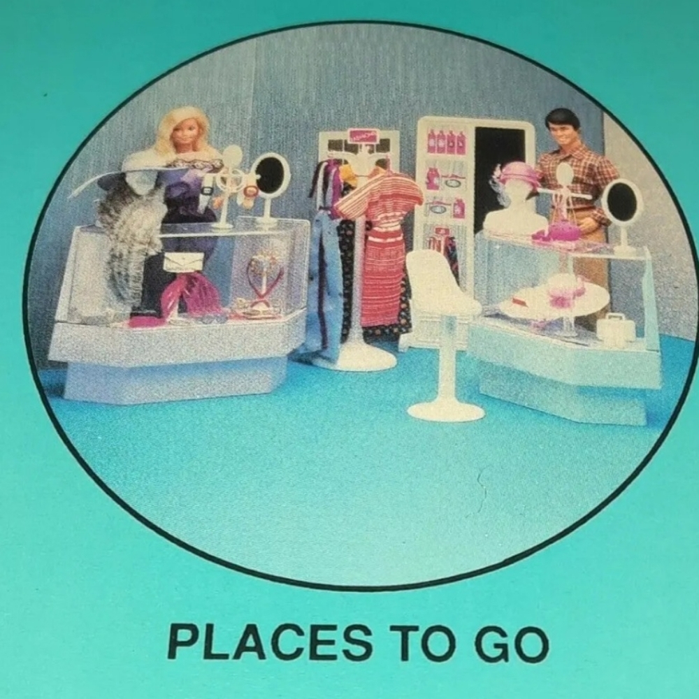 Vintage Barbie Card 1989 Barbie Just Us Girls Game Replacement Piece